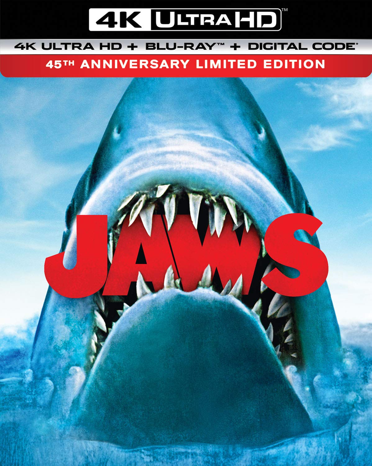 JAWS (45TH ANNIVERSARY LIMITED EDITION) 4K UHD/BLU-RAY