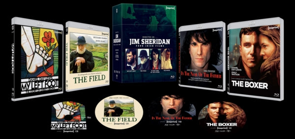 DIRECTED BY JIM SHERIDAN: FOUR IRISH FILMS (REGION FREE IMPORT - LIMITED EDITION) BLU-RAY