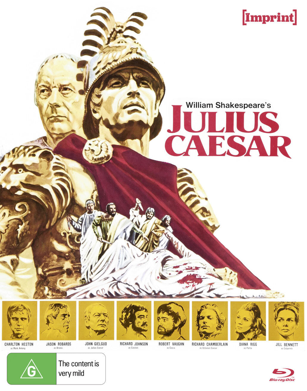JULIUS CAESAR (REGION FREE IMPORT - LIMITED EDITION) BLU-RAY