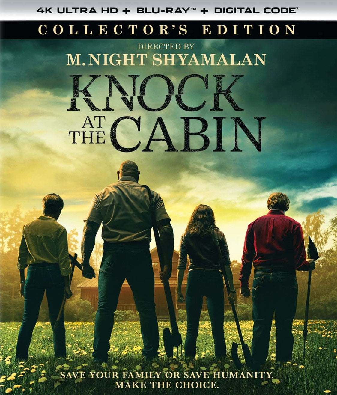 KNOCK AT THE CABIN 4K UHD/BLU-RAY