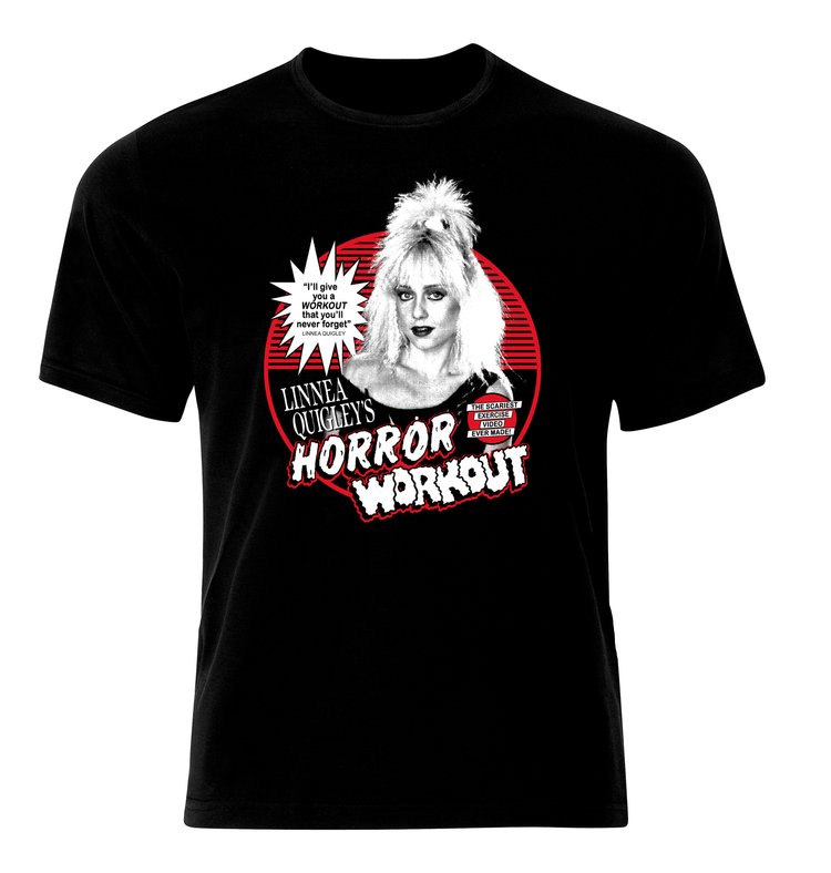 LINNEA QUIGLEY'S HORROR WORKOUT SHIRT - SM