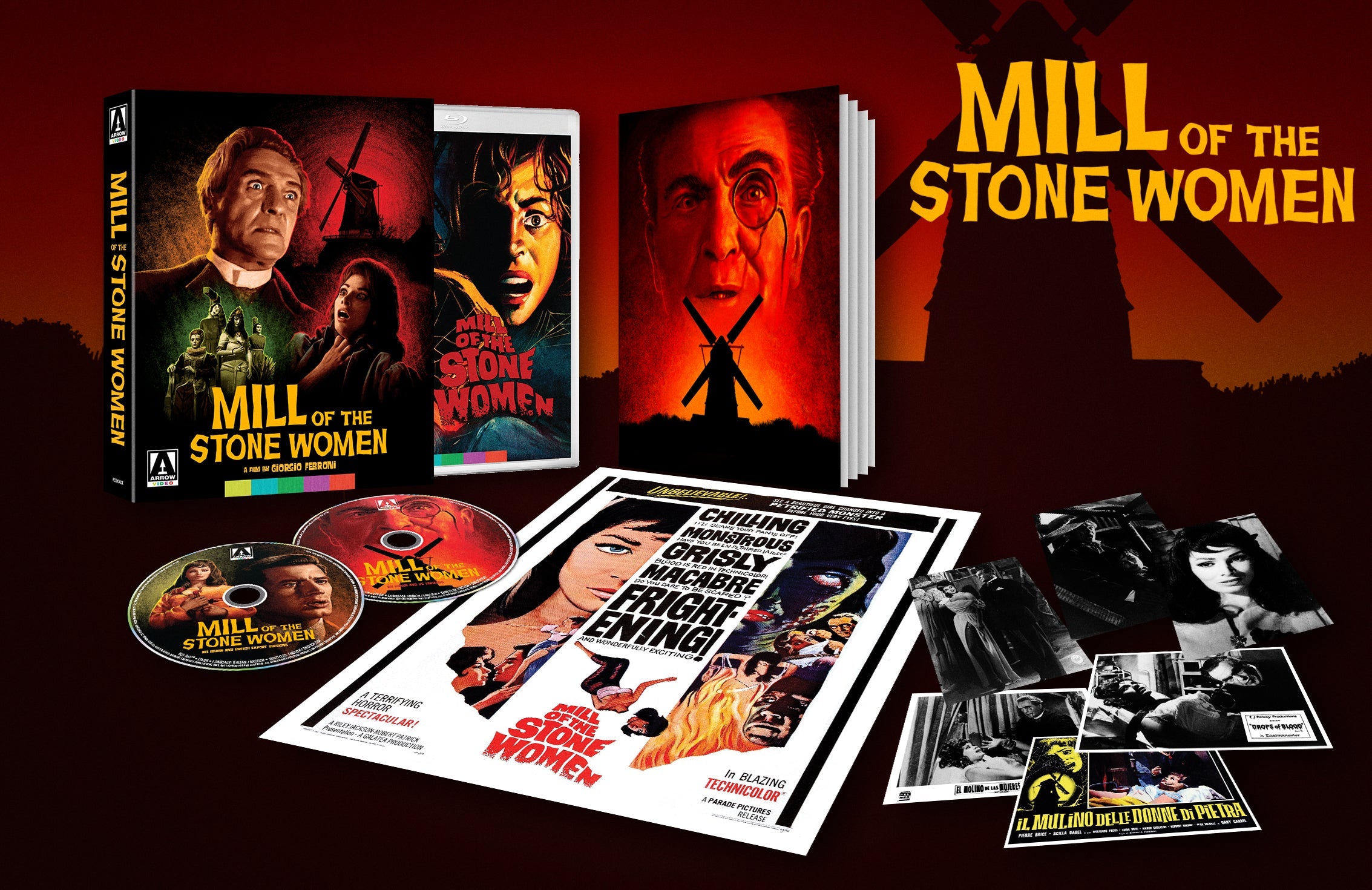 Mill Of The Stone Women (Limited Edition) Blu-Ray Blu-Ray