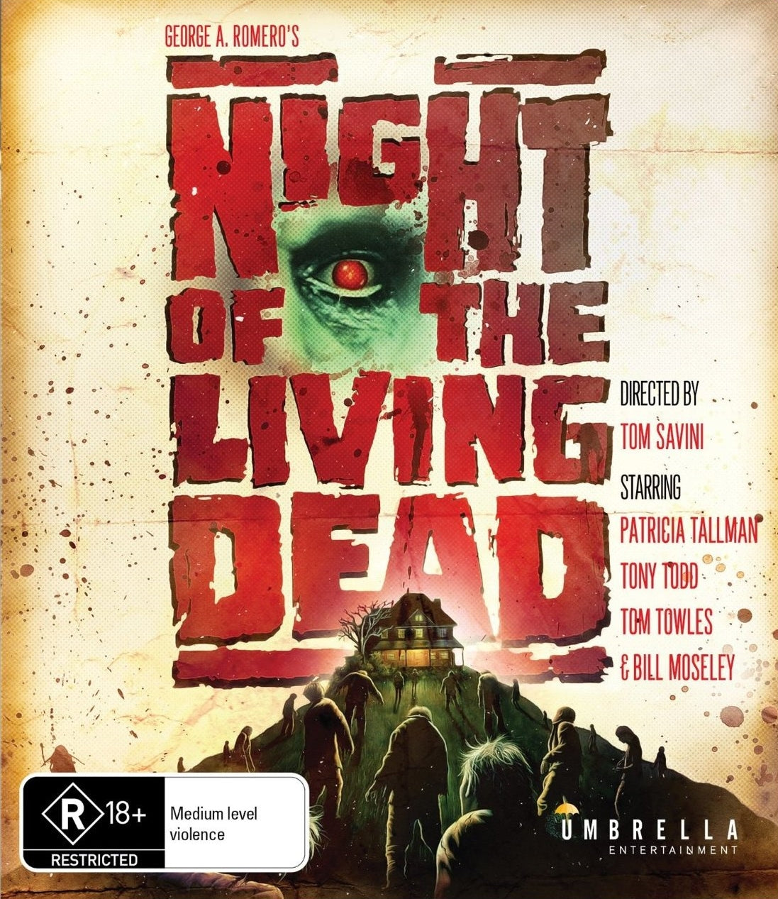 NIGHT OF THE LIVING DEAD (1990) (REGION FREE IMPORT) BLU-RAY