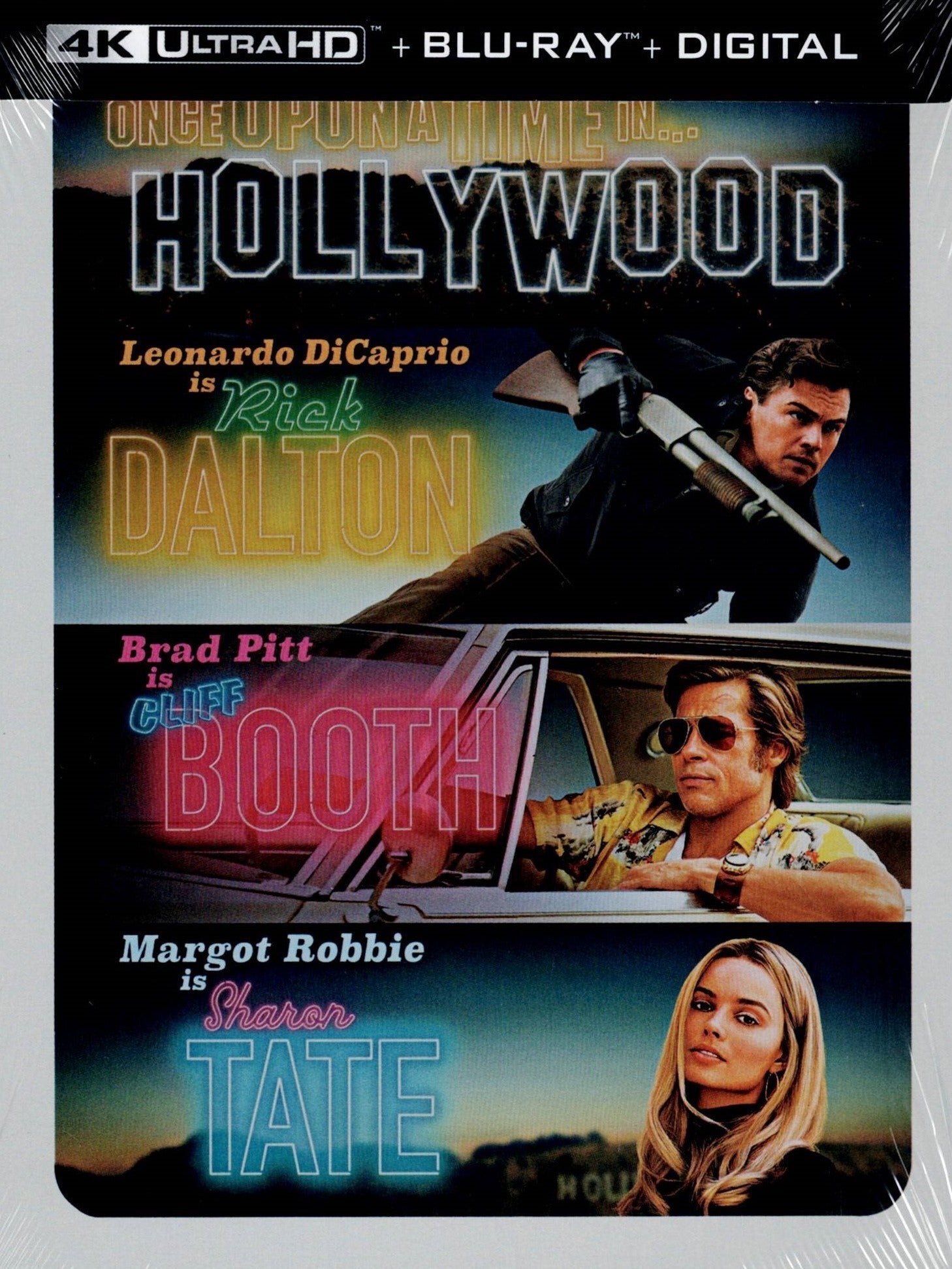ONCE UPON A TIME IN HOLLYWOOD (LIMITED EDITION) 4K UHD/BLU-RAY STEELBOOK