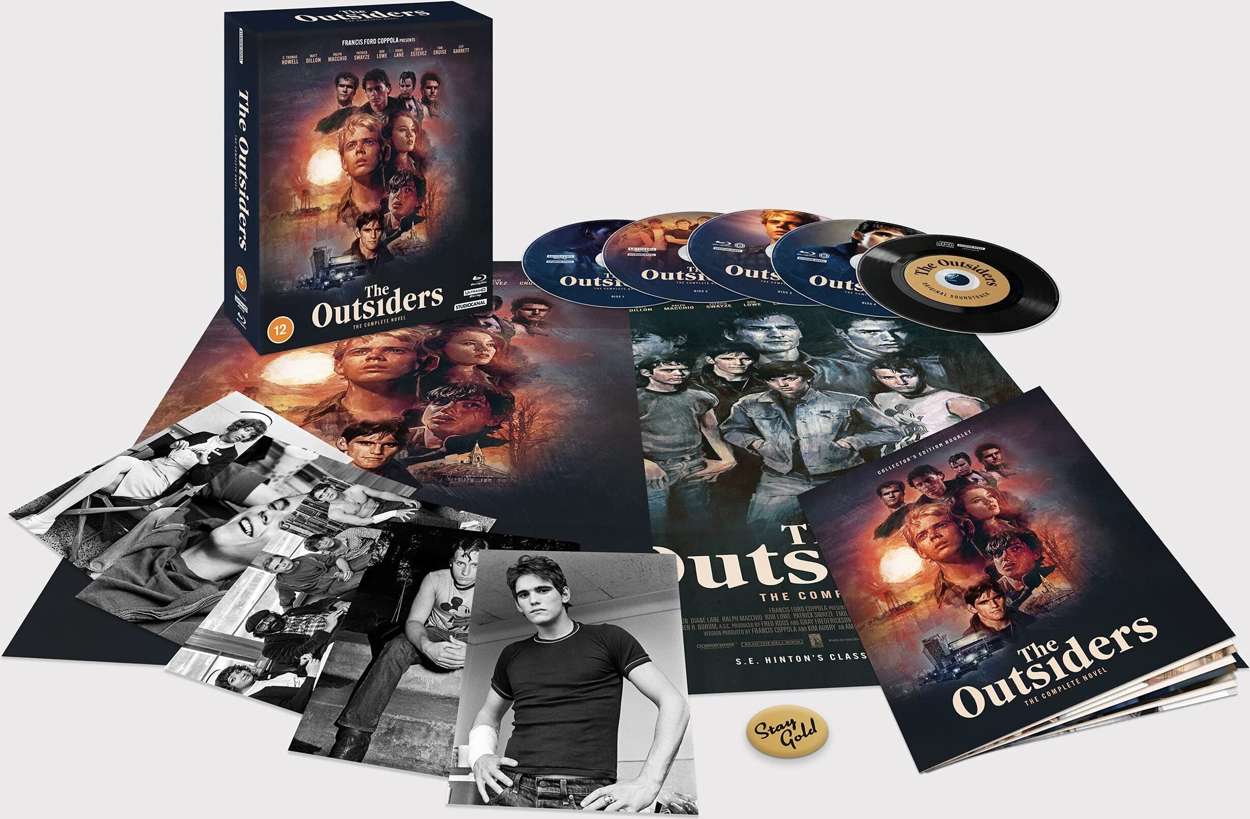 The Outsiders: Complete Novel 9Limited Edition - Region Free/b Import) 4K Uhd/blu-Ray/cd Ultra Hd
