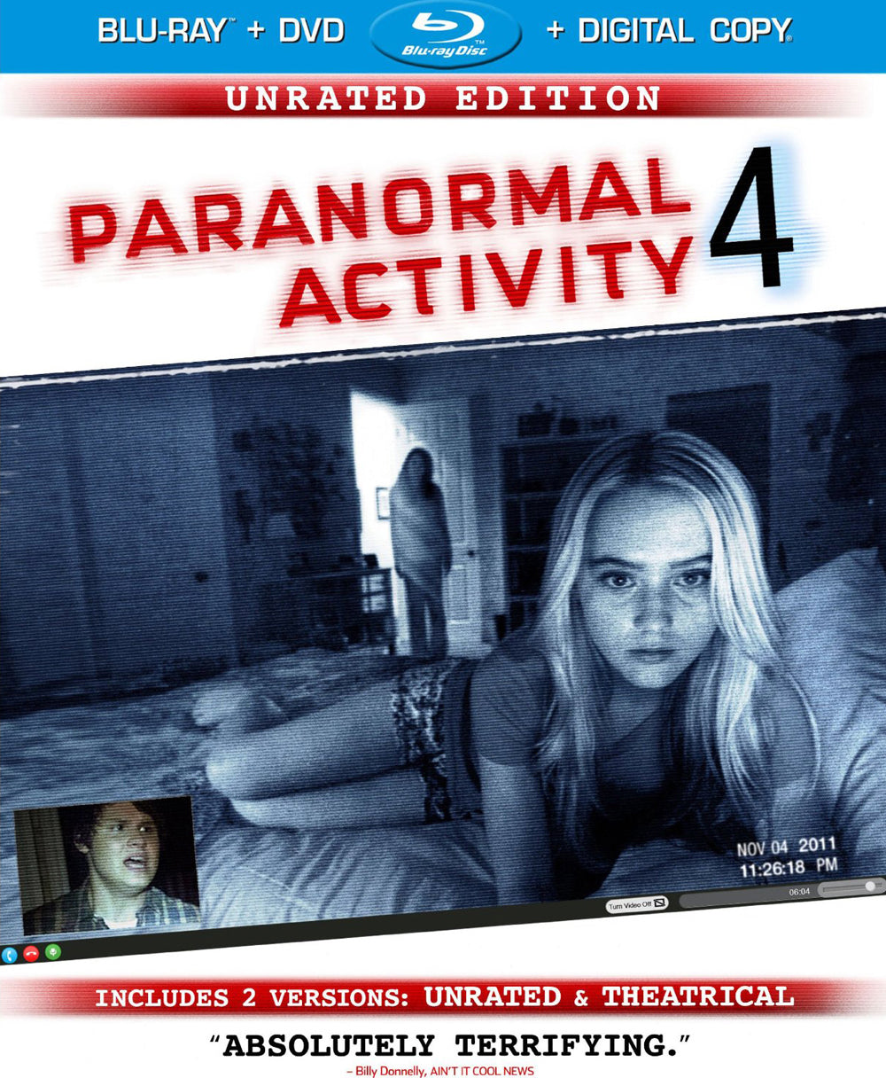 PARANORMAL ACTIVITY 4 BLU-RAY/DVD