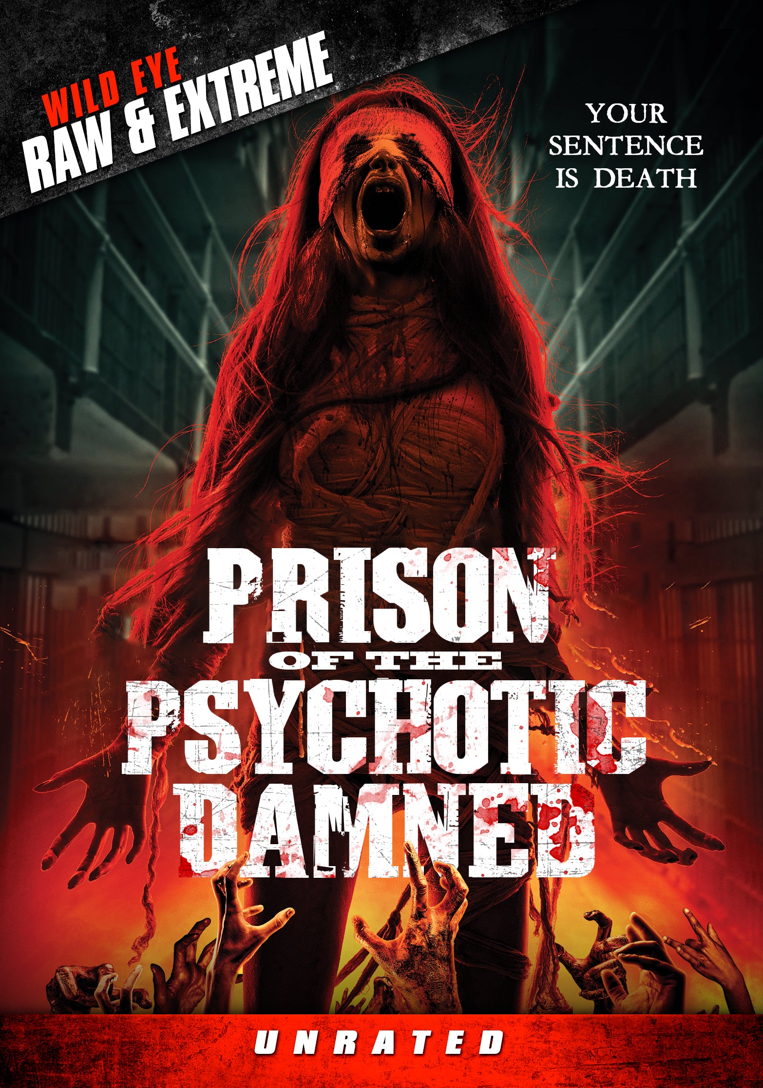 PRISON OF THE PSYCHOTIC DAMNED DVD