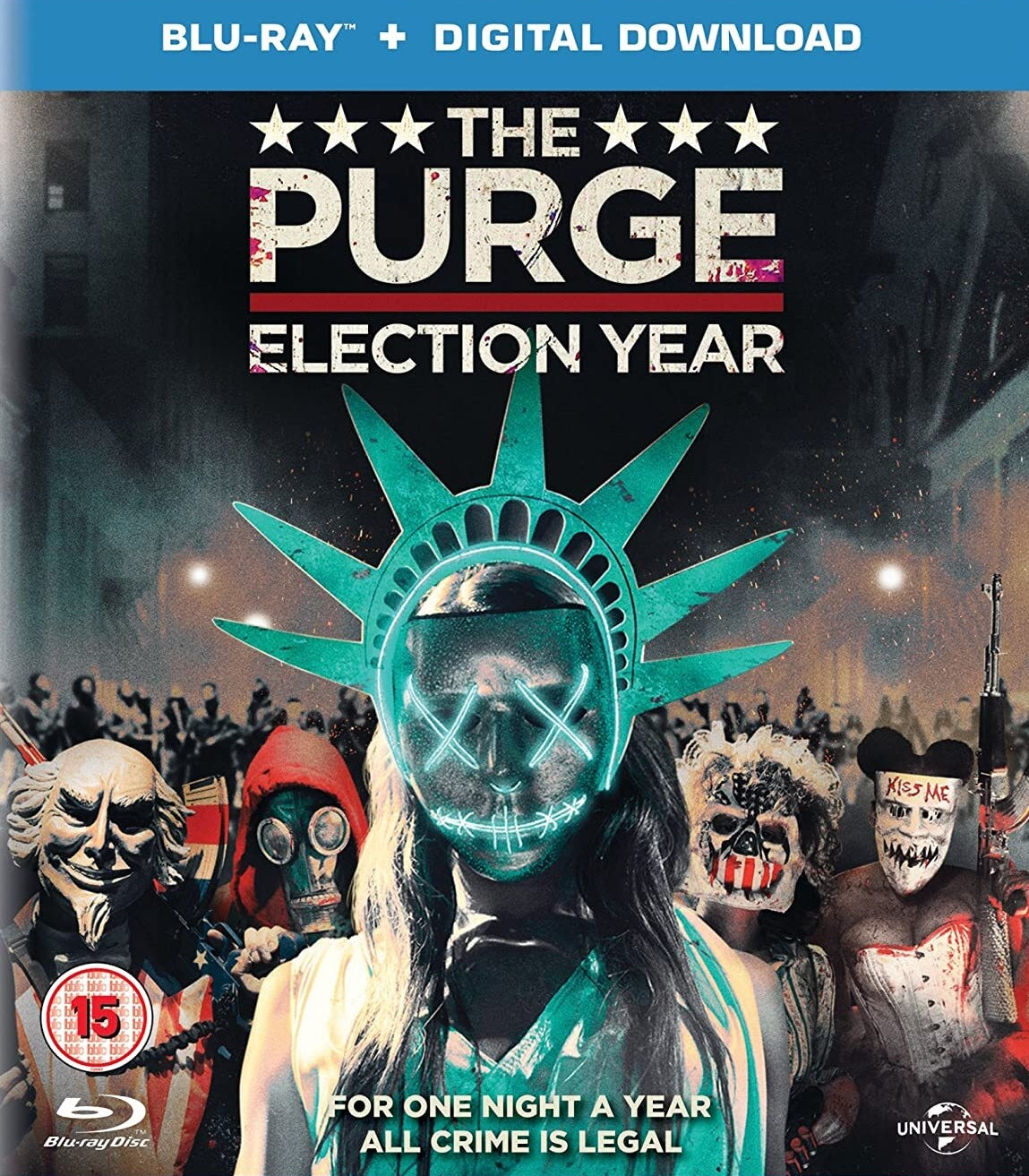 THE PURGE: ELECTION YEAR (REGION FREE IMPORT) BLU-RAY