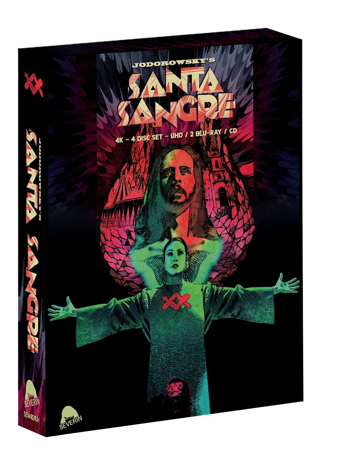 Santa Sangre (4-Disc Limited Edition) 4K Ultra Hd/blu-Ray/cd Hd