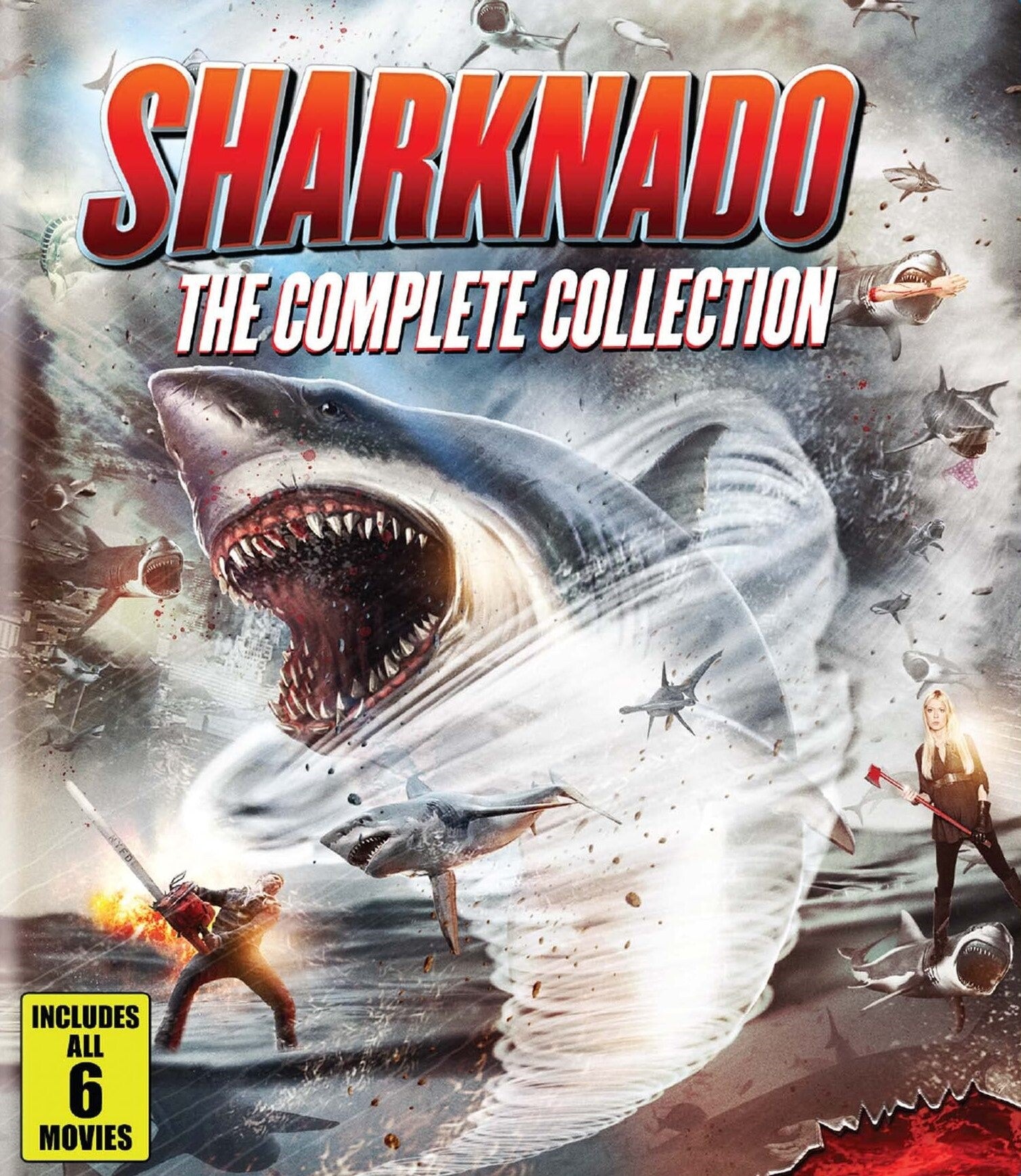 SHARKNADO: THE COMPLETE COLLECTION BLU-RAY