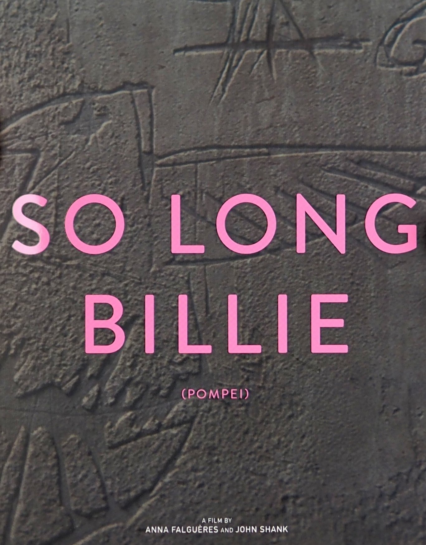 So Long Billie (Limited Edition) Blu-Ray Blu-Ray