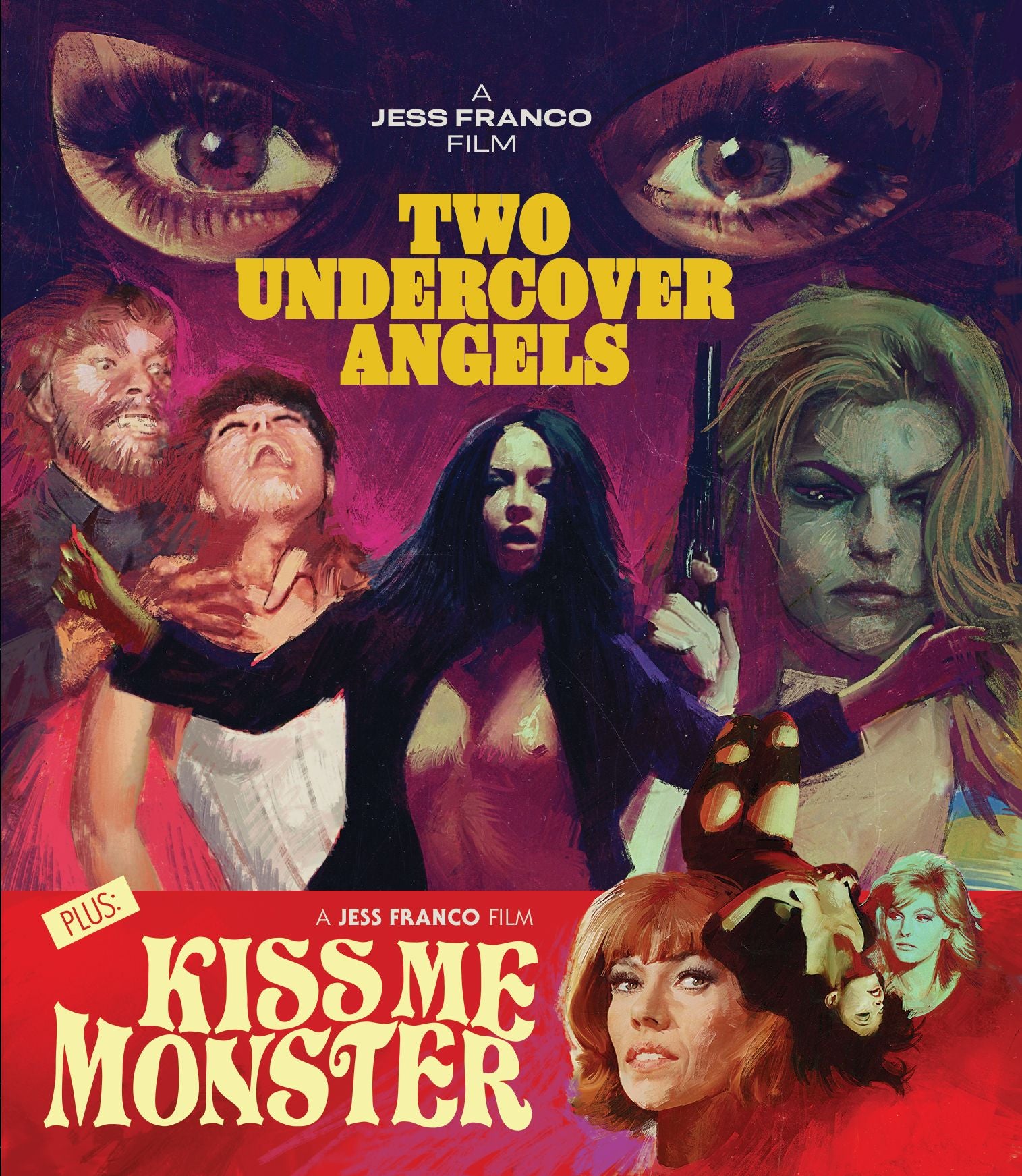 TWO UNDERCOVER ANGELS / KISS ME MONSTER BLU-RAY
