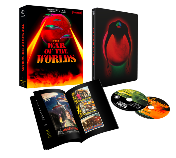 THE WAR OF THE WORLDS (REGION FREE IMPORT - LIMITED EDITION) 4K UHD/BLU-RAY STEELBOOK