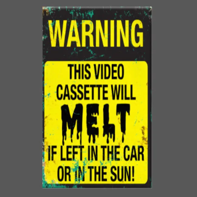 VHS WARNING MAGNET