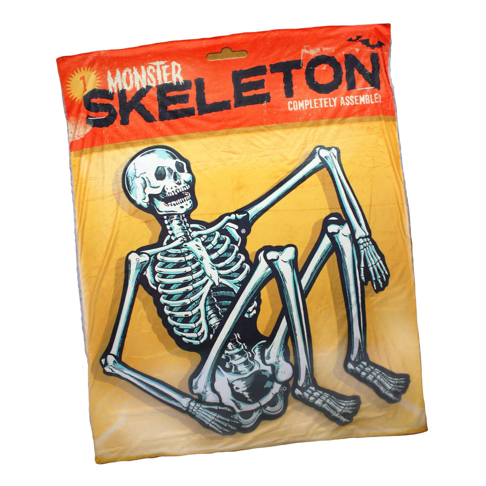 BEISTLE MONSTER SKELETON FLEECE THROW BLANKET