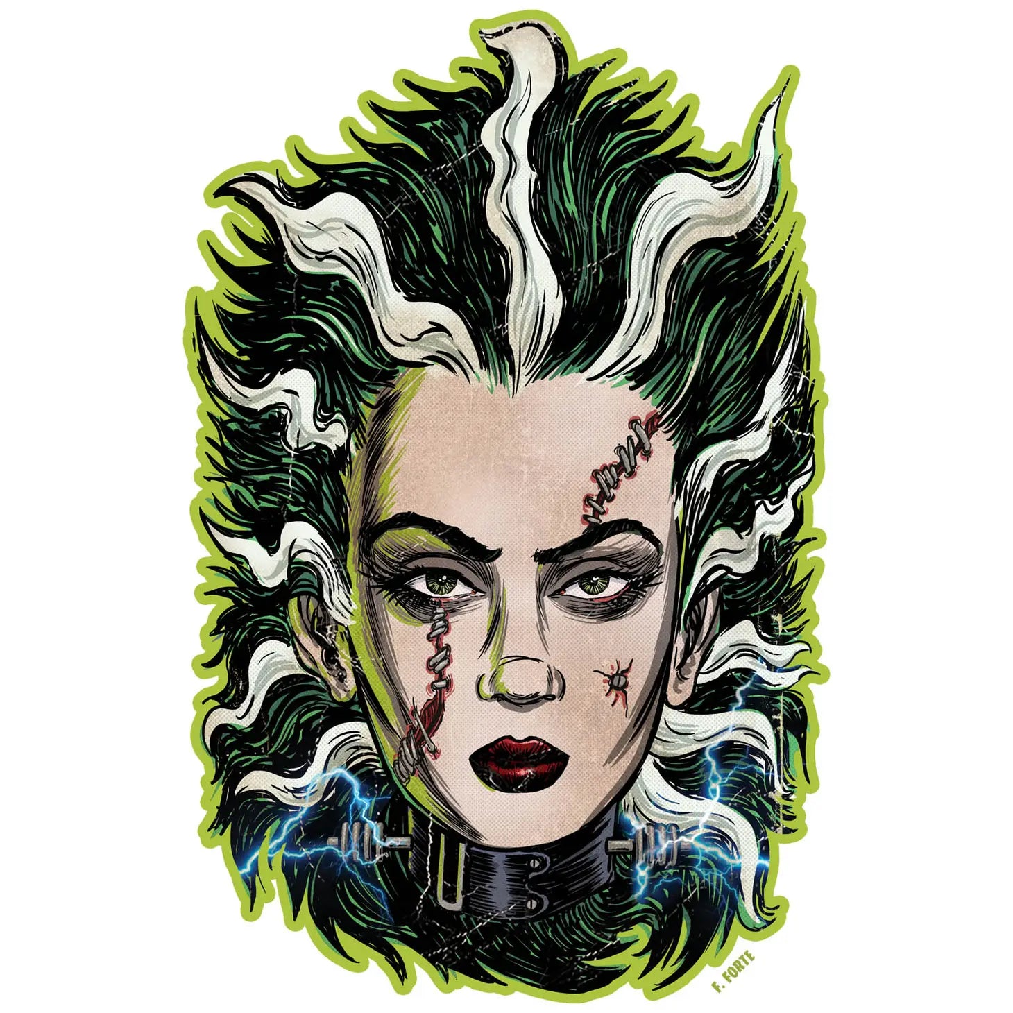 BRIDE OF FRANKENSTEIN STICKER