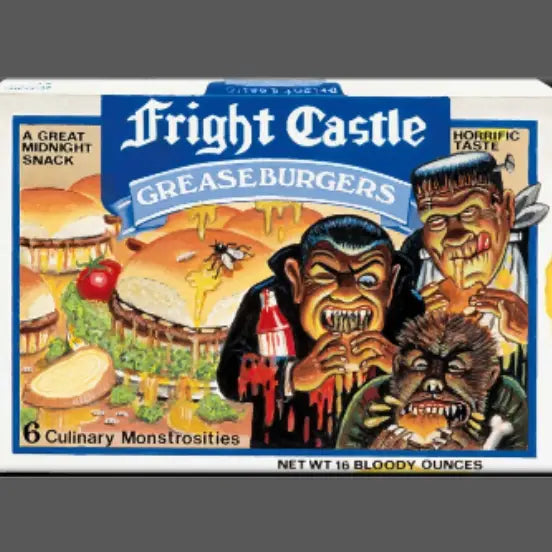 WACKY PACKAGES FRIGHT CASTLE MAGNET