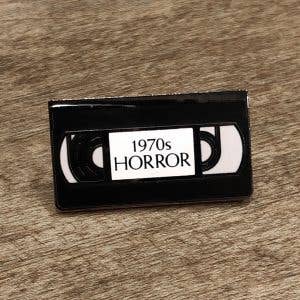 DECADES OF HORROR 1970S ENAMEL PIN