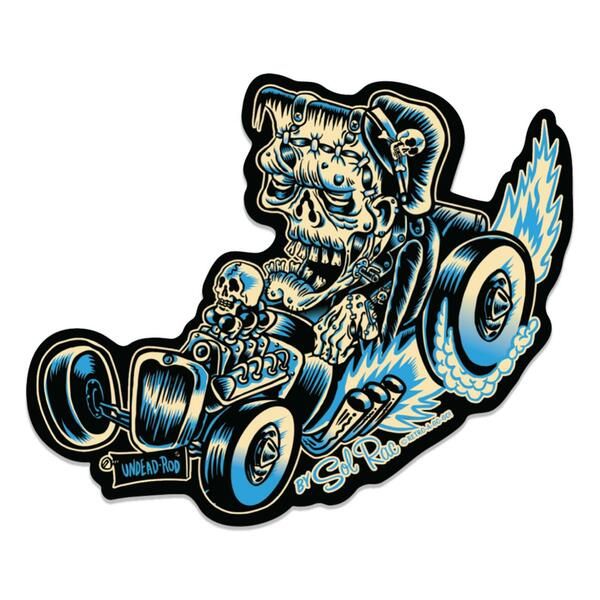 UNDEAD ROD STICKER