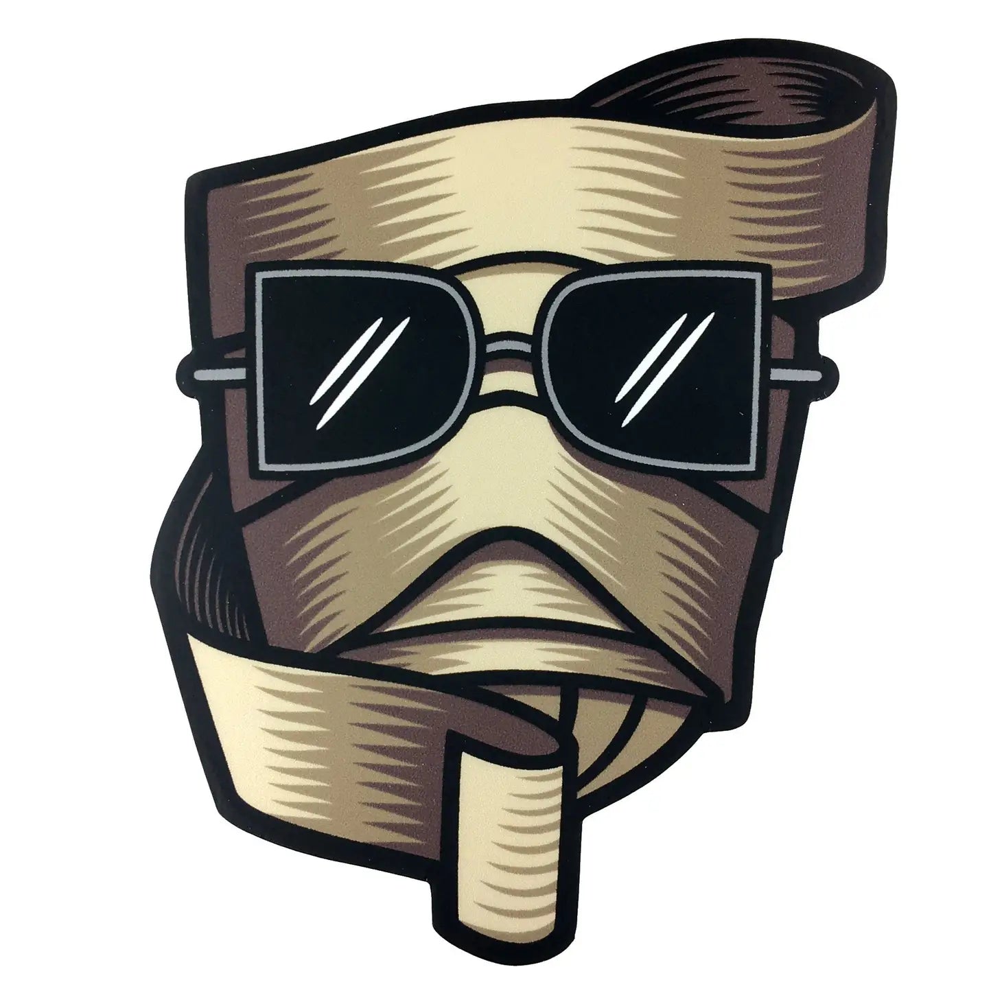 INVISIBLE MAN HEAD STICKER