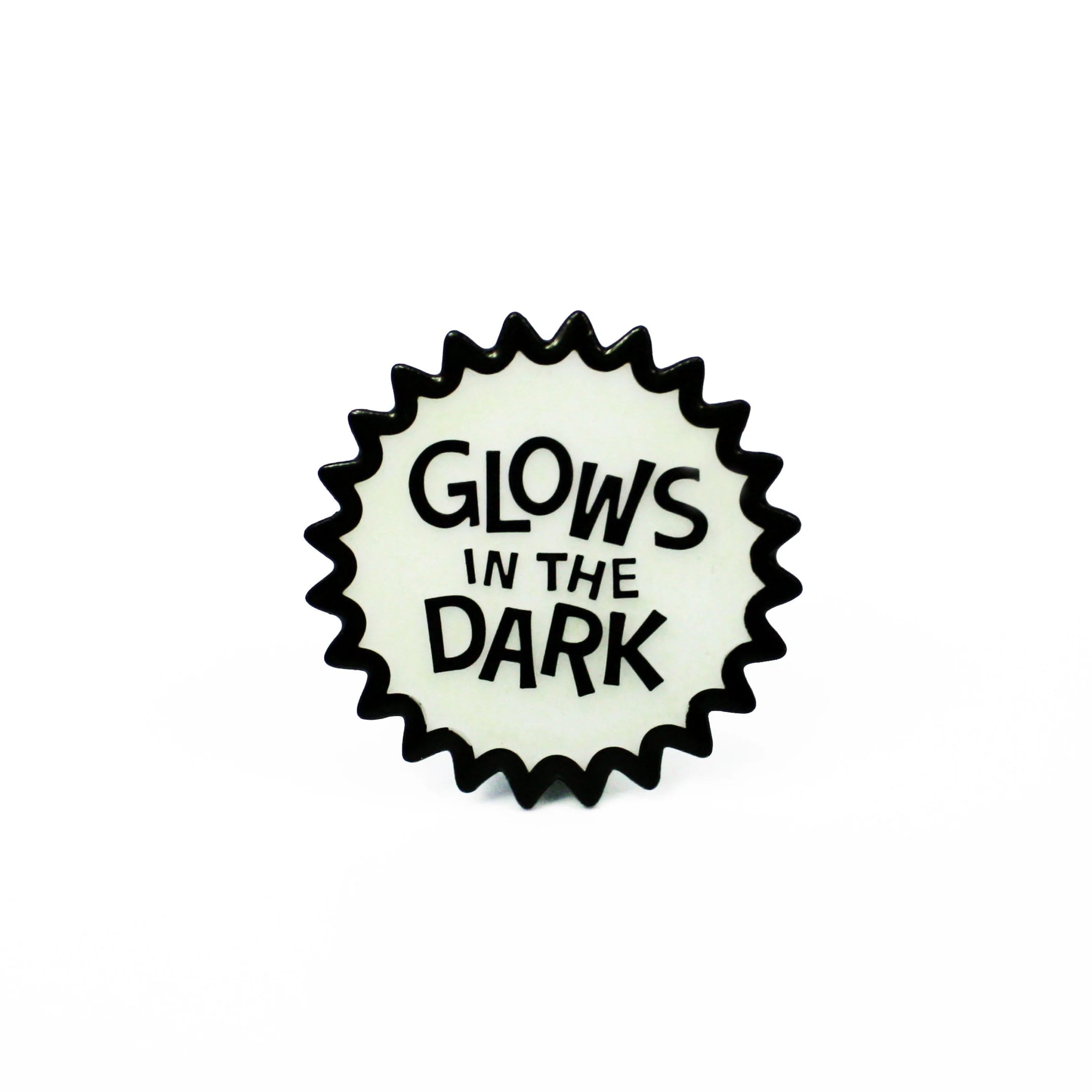 GLOWS IN THE DARK ENAMEL PIN