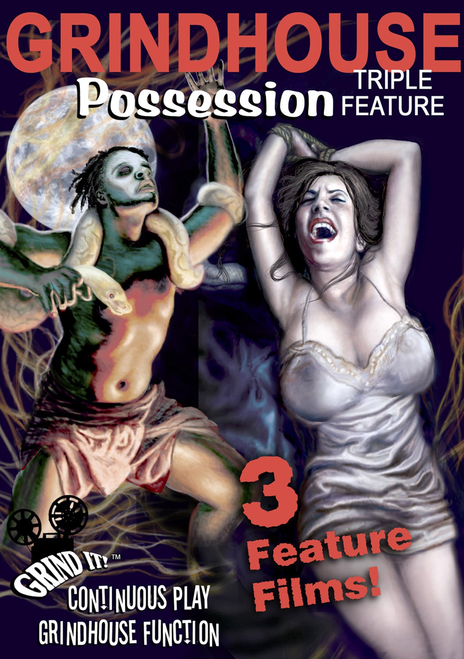 Grindhouse Possession Triple Feature Dvd