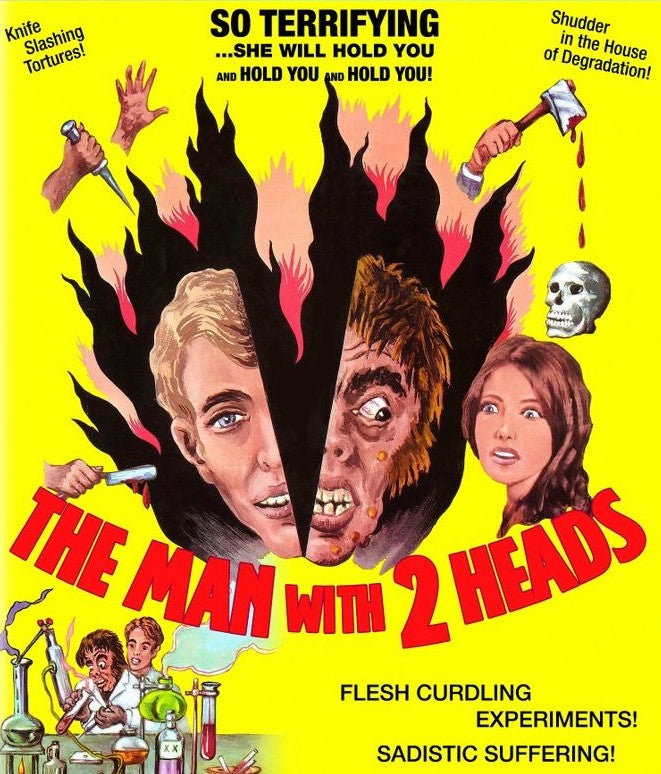 The Man With 2 Heads Blu-Ray Blu-Ray