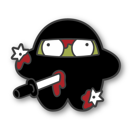 ZOMBIE NINJA PIN