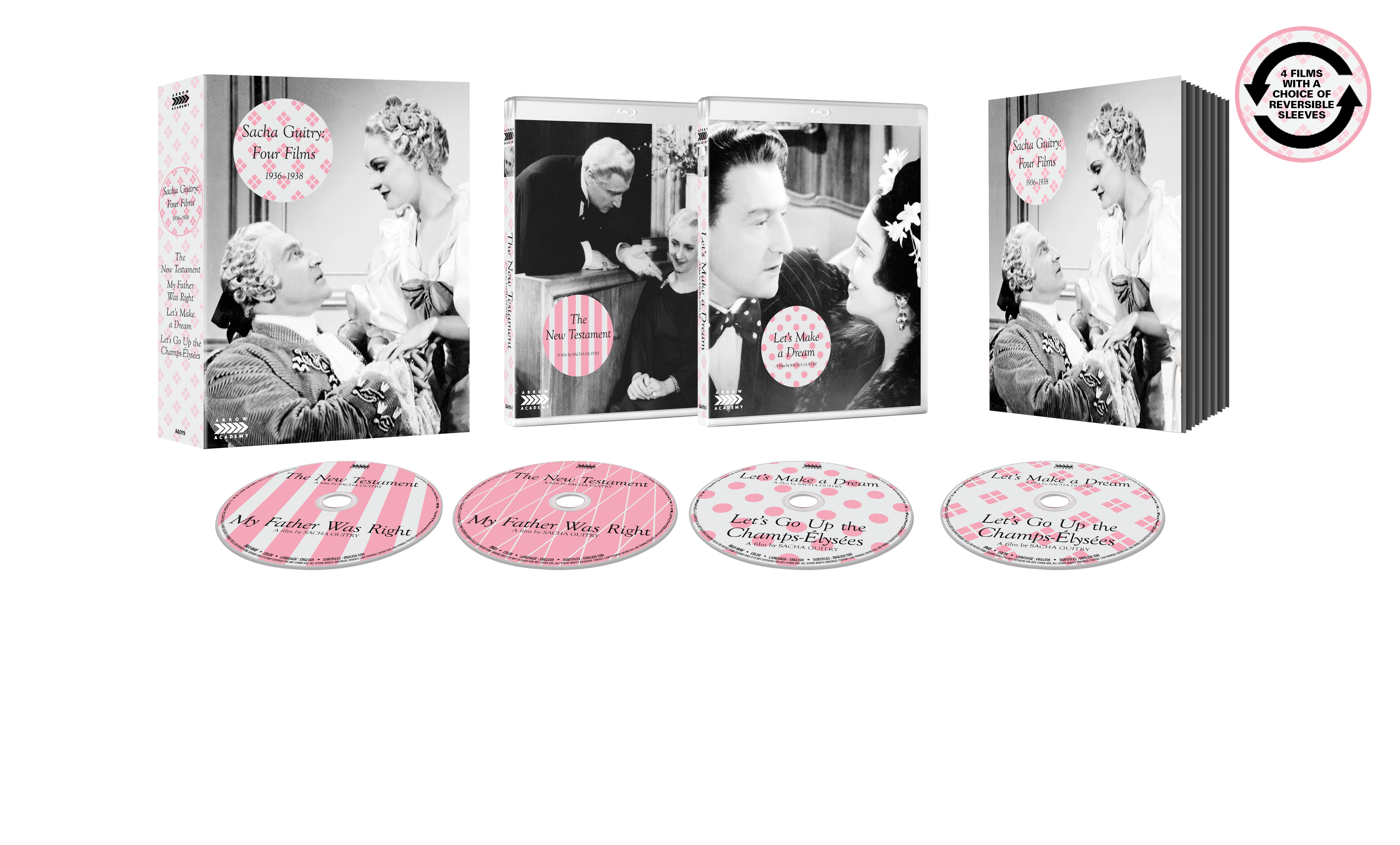 Sacha Guitry: Four Films 1936-1938 (Limited Edition) Blu-Ray Blu-Ray