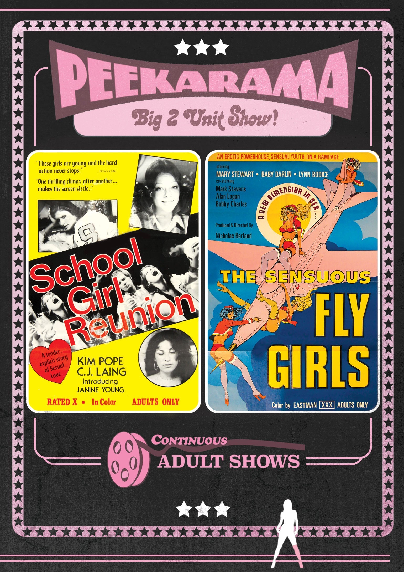 School Girl Reunion / The Sensuous Fly Girls Dvd