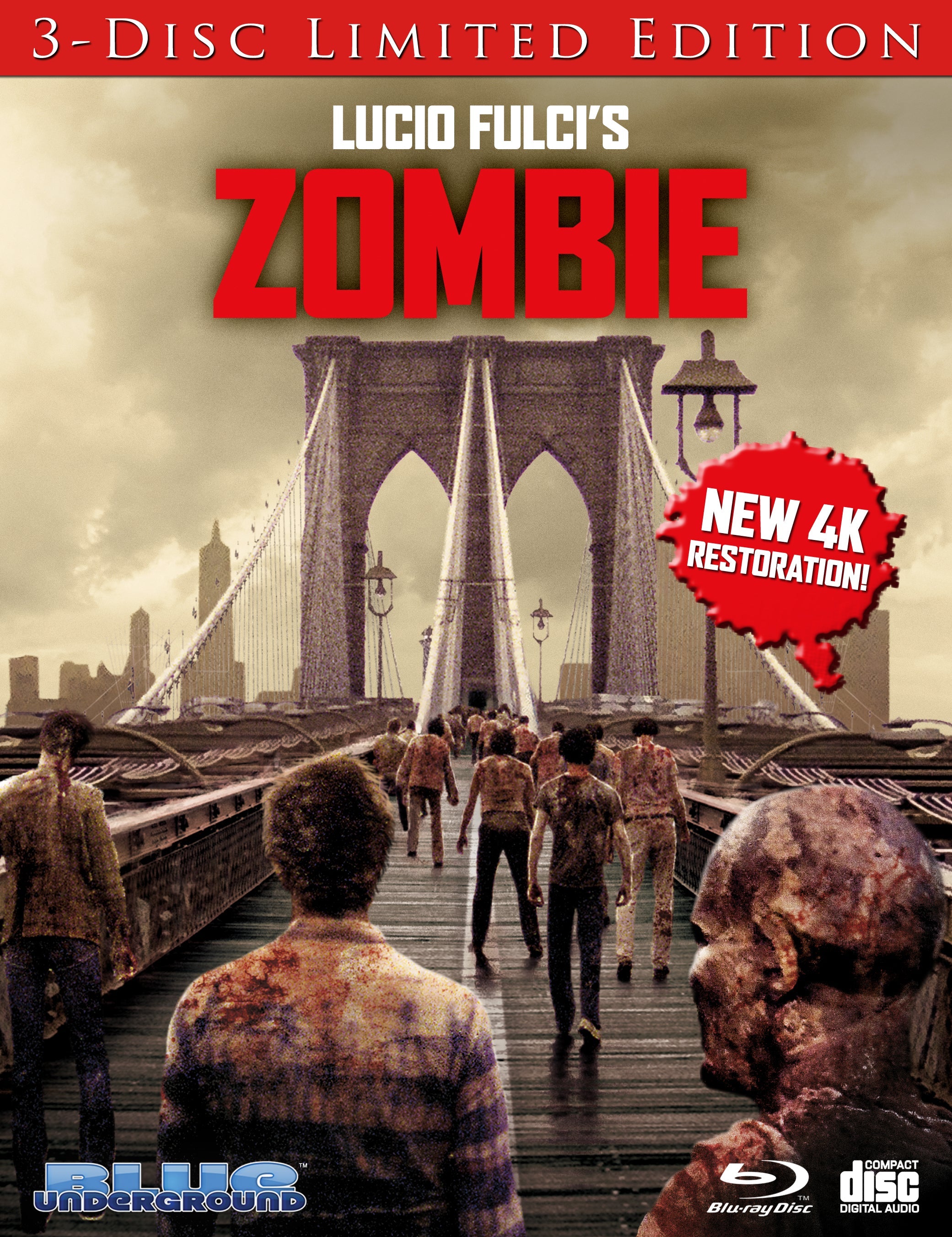 Zombie (3-Disc Limited Edition Cover A: The Bridge) Blu-Ray/cd Blu-Ray